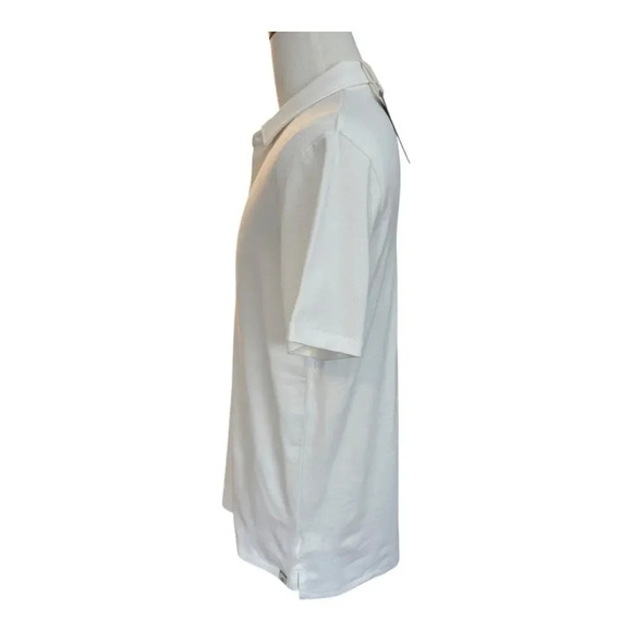 NEW Grayers Men's White Stretch Polo Shirt Size Small Short Sleeve NWT - Picture 2 of 4